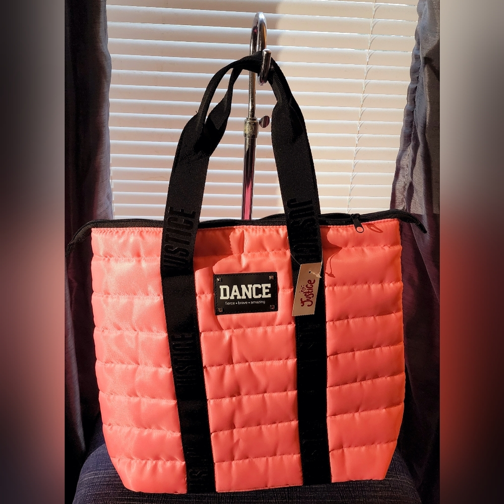 NWT Pink puffy Dance bag by Justice